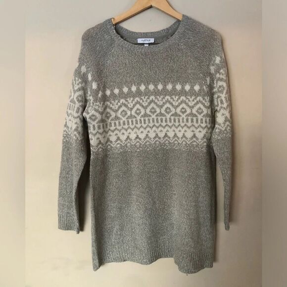 MyStyle | Knit Long Sweater - Picture 1 of 2